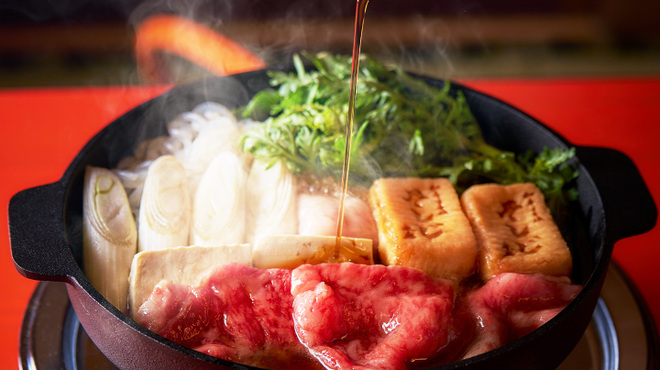Wagyu Sukiyaki Soshiji Karuizawa Honten - すき焼き