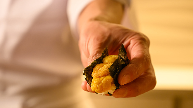 鮨徳 - 料理写真:鮨（うに）