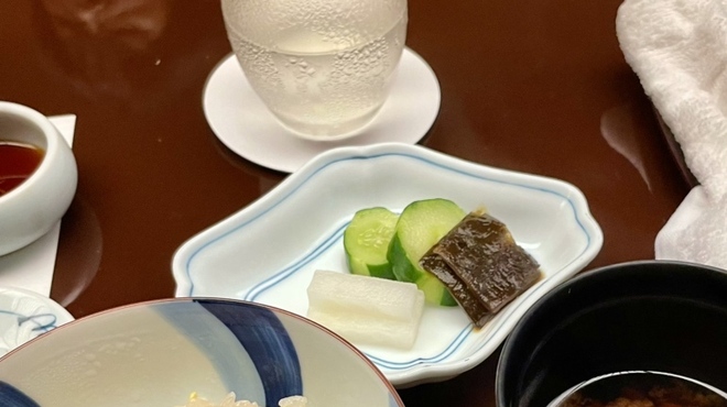 京都 つる家 - 料理写真:とうもろこしご飯など