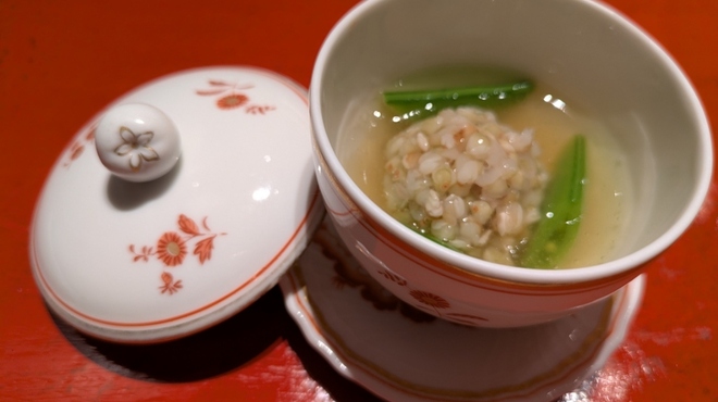 蕎麦割烹 橙 - 料理写真:「蕎麦の実焼売」