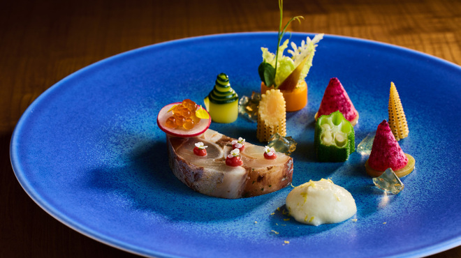 アトリエ - 料理写真:前菜：島アジのテリーヌ