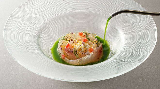 CUCINA TANIFUJI QUATTRO - 料理写真:四季を感じる、旬食材を使った冷たい前菜