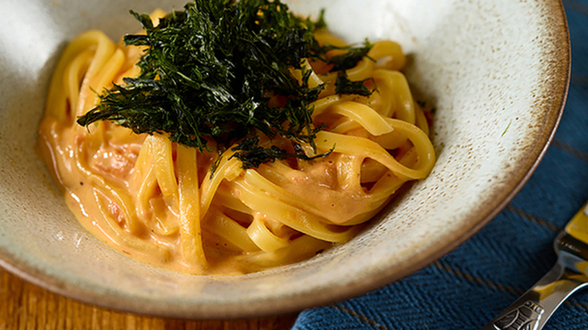 야사이가 오이시이 다이닝 LONGING HOUSE 큐우카루이자와 - 성게 크림 파스타