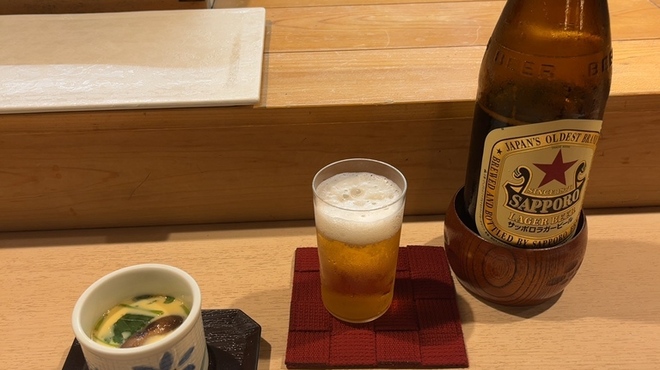 豊鮨 - 料理写真:赤星と茶碗蒸し