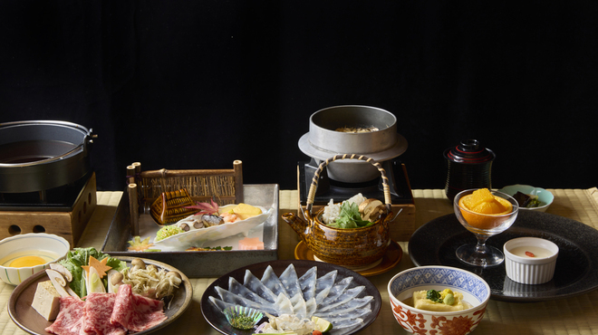 下関春帆楼 - 料理写真:松茸と黒毛和牛の季節会会席（9月～10月）