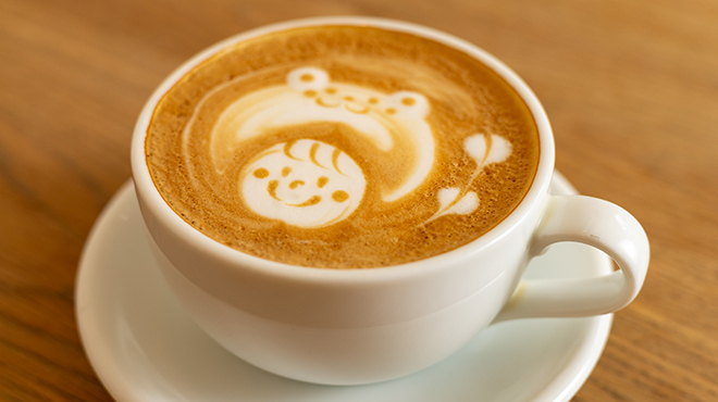 MOVE CAFE - ドリンク写真:ラテアート