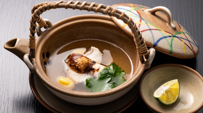 なか安 - 料理写真:秋の会席8800円土瓶蒸し