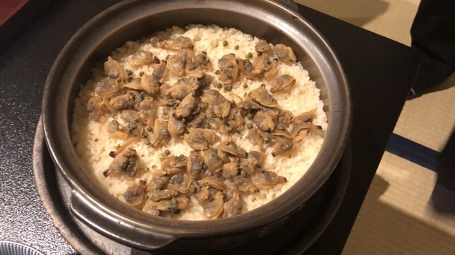 角さん - 料理写真:◆食事：アサリの炊き込みご飯