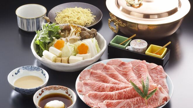 人形町今半 銀座店 - 料理写真:しゃぶしゃぶ【特上120g】