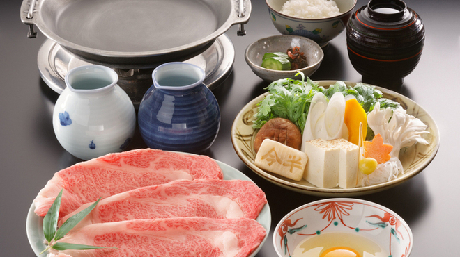 人形町今半 - 料理写真:すき焼、しゃぶしゃぶ【特上】