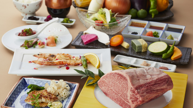 鉄板焼　神戸グリル  - 料理写真:料理長おすすめコース「 秋のあつらえ - atsurae -」 
              