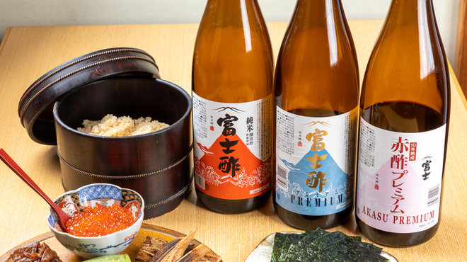 鮨 かの - ドリンク写真:【おうちで鮨かのセット】鮨かののしゃりはは「オーガニックシャリ」無農薬米に有機酢3種をブレンド