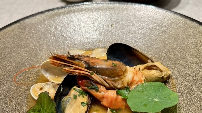 KYOTO GOJO ONO - 料理写真:鱸のローストブイヤベース仕立て