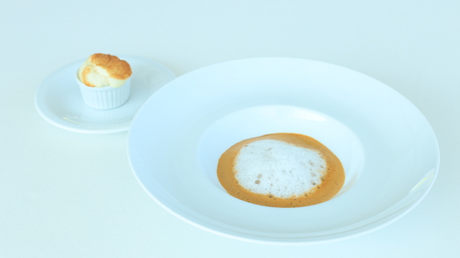 SIMOSE French Restaurant - 料理写真:紅葉鯛のクネル　軽やかなアメリケーヌソース