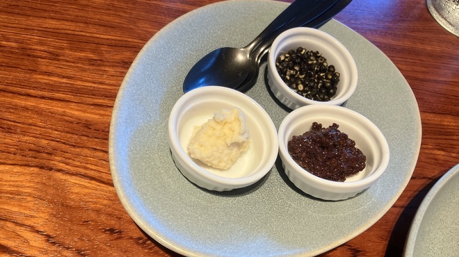 Osteria IL VIAGGIO - 料理写真:☆８バイオレットマスタードなど