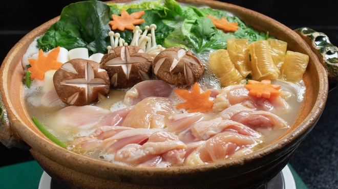 京料理 とりよね - 料理写真:コラーゲンたっぷりのスープでいただく鶏と野菜