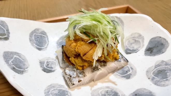 佐とう - 料理写真:太刀魚 紫雲丹