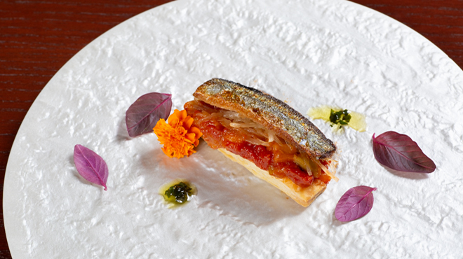 ｍ-u.paysage - 料理写真:秋さんまのタルト