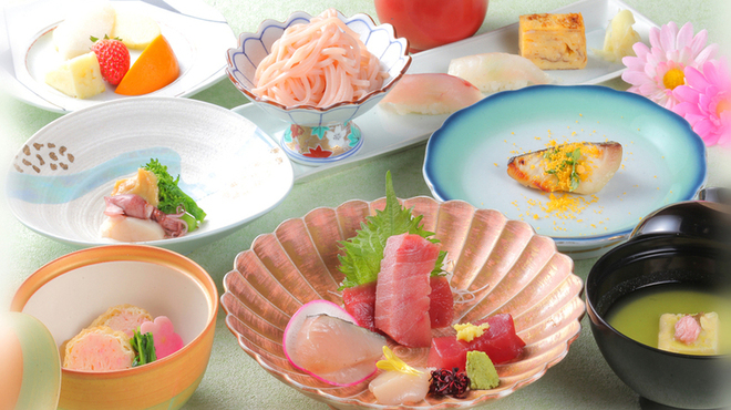 鮨菜旬炉料理 笑和 - 料理写真:ご家族のお祝いにも最適です