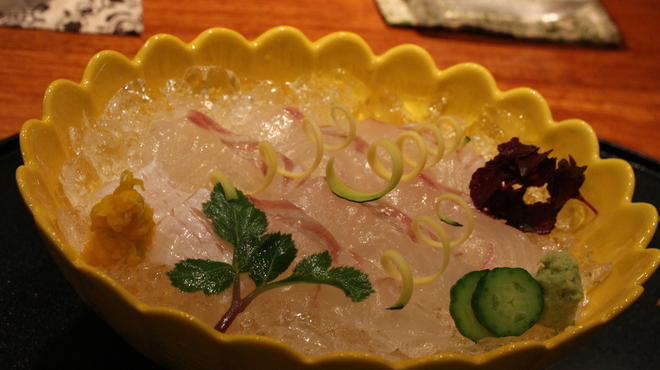 和やまむら - 料理写真:ひらめのおつくり