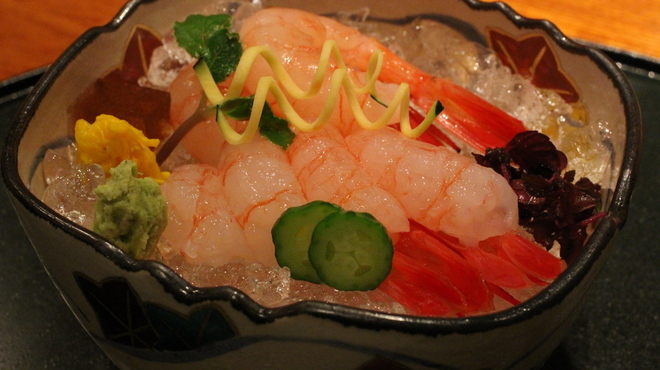 和やまむら - 料理写真:甘エビのおつくり
