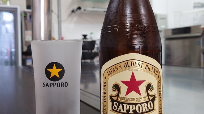 お好み焼き なぎさ - ドリンク写真:赤星中瓶