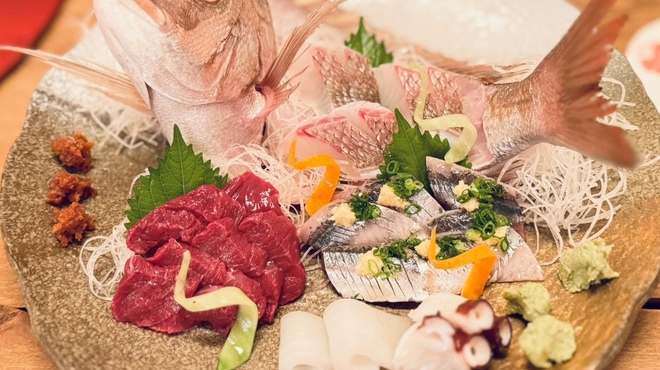 味心 すず木 - 料理写真:お造り盛り合わせ  