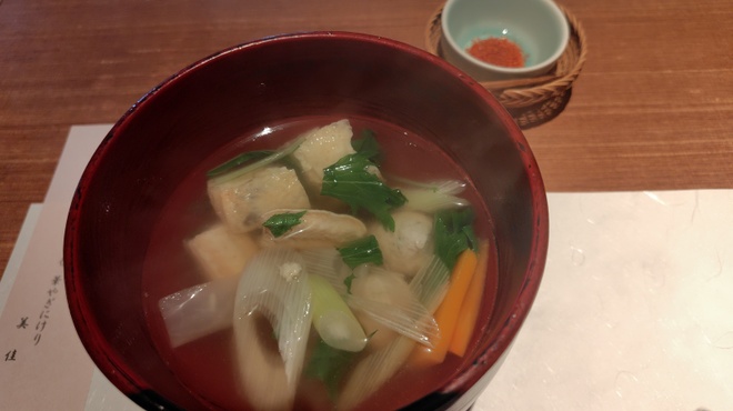 皆美館 - 料理写真:石州穴子と飛魚つみれ