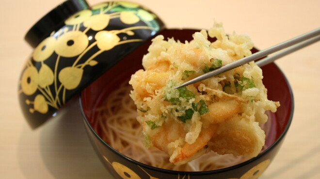 天てんぷら うち津 - 料理写真:お食事の締めでお出ししているにゅうめんです。