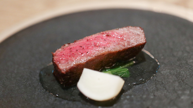 Itsuki - 料理写真:２０２５年１０月再訪：北海道 黒毛和牛　長野 あやめ蕪☆