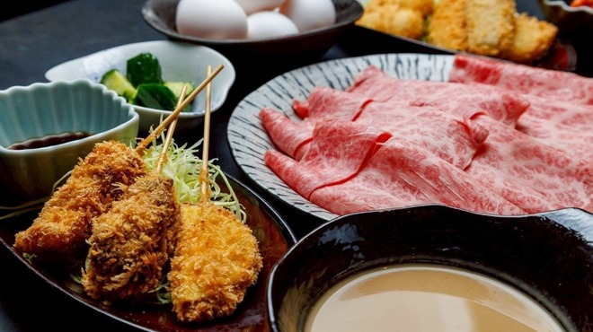 涮涮鍋 壽喜燒 吃到飽 和牛與豬 三條河原町店