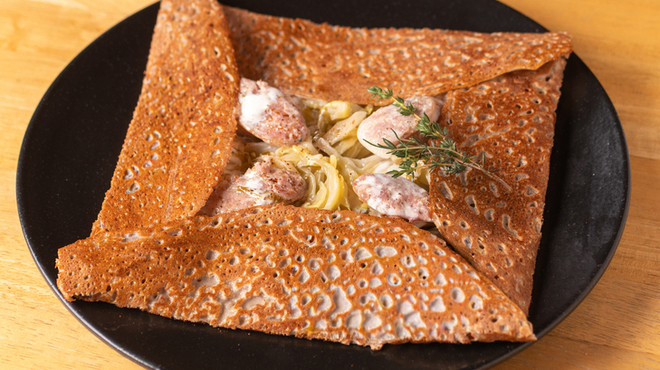 ブレッツカフェ クレープリー - 料理写真:ガレット ソシス