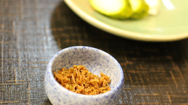 貴久政 - 料理写真:おじゃこでご飯　〆です。おじゃこはおかわり自由。炊きたてご飯もです。