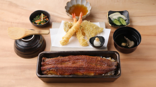 うなぎ四代目菊川 - 料理写真:天ぷら一本重