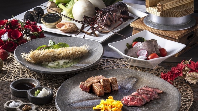 鉄板焼 但馬 - 料理写真:ノエルコース（ソラフネ神戸入場付）  