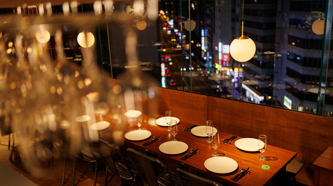 夜景 シュラスコ食べ放題 シュラスコテーブル - メイン写真: