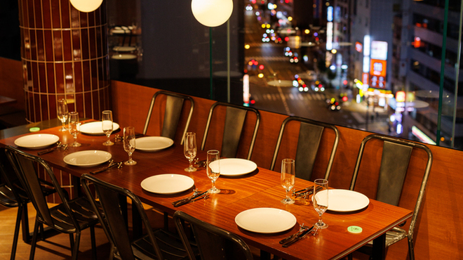 夜景 シュラスコ食べ放題 シュラスコテーブル - メイン写真: