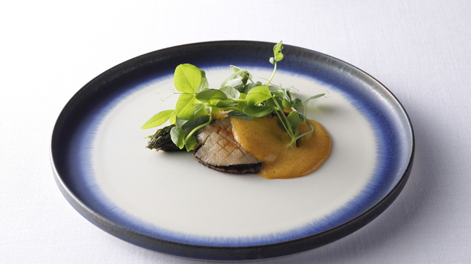 FARO - 料理写真:ジオアワビと肝のソース