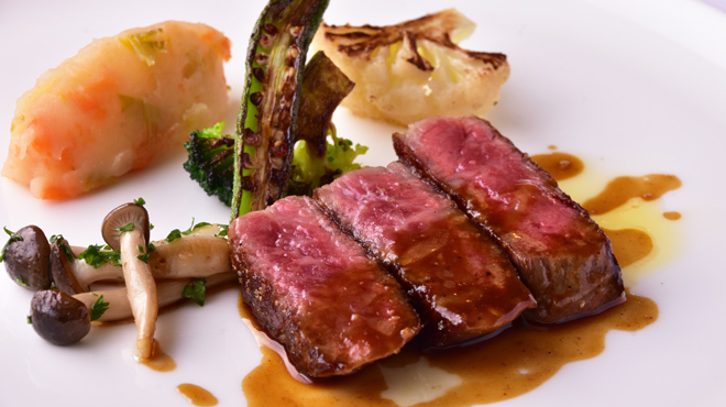 Le Grand Arbre - 料理写真:料理 鳳来牛のサーロインステーキ