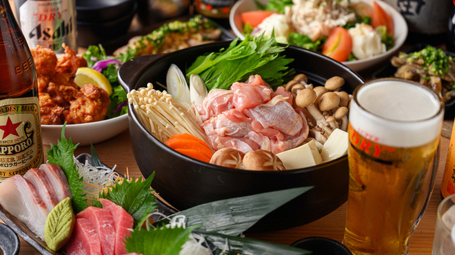 軍鶏 国産地鶏 水炊き ゑ々とこ鶏 - メイン写真: