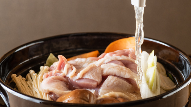 軍鶏 国産地鶏 水炊き ゑ々とこ鶏 - メイン写真: