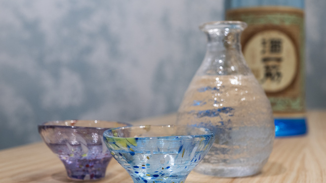 おでん きんぎょと風鈴 - ドリンク写真:美味しい日本酒　おちょこ選べます！