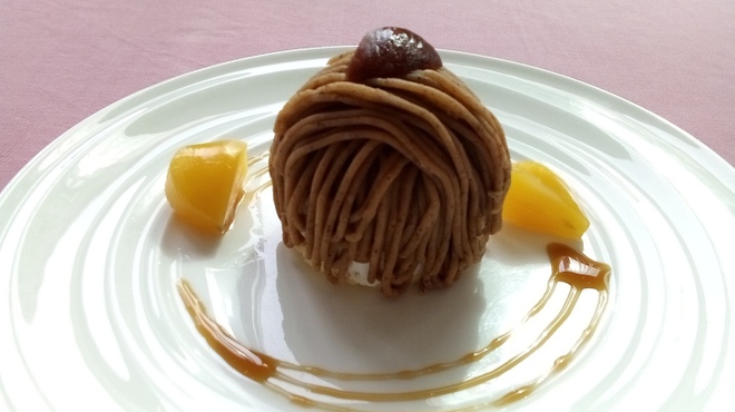 カフェテラス 銀木犀 - 料理写真:モンブラン