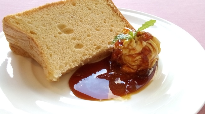 カフェテラス 銀木犀 - 料理写真:柚子シフォン