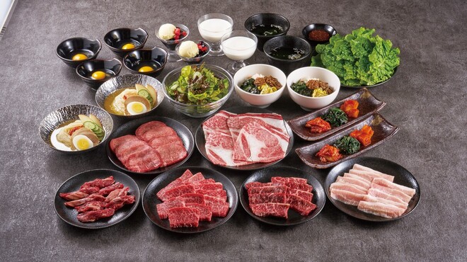 国産牛焼肉くいどん - その他写真:プラチナコース