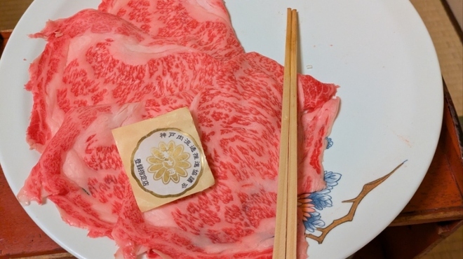 本 せきぐち - 料理写真:神戸牛プレミアムすき焼き