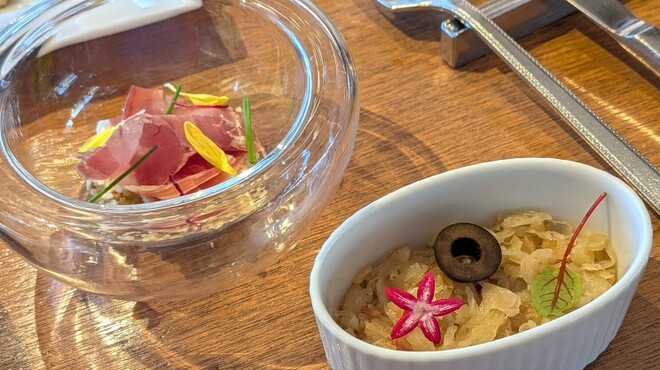 オールデイダイニング カルイザワグリル - 料理写真:シュークルート、生ハムとクスクス