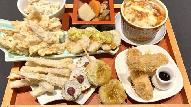 瓢 - 料理写真:里芋の七変化