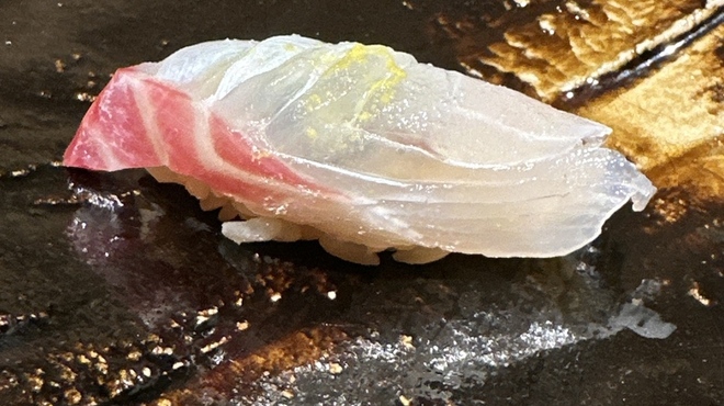 片岡篤司 - 料理写真:明石　真鯛　鯛皮