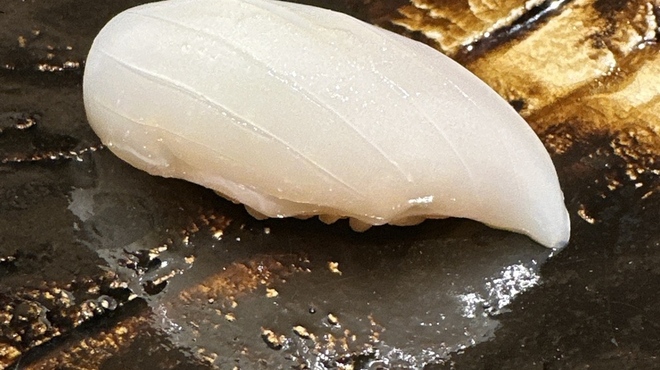 片岡篤司 - 料理写真:鹿児島　スミイカ　雲丹入り